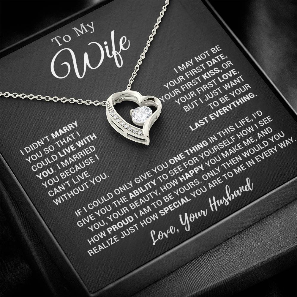 To My Wife Necklace, Gift For Wife, Anniversary Gift For Wife, Necklace For Wife 27_3