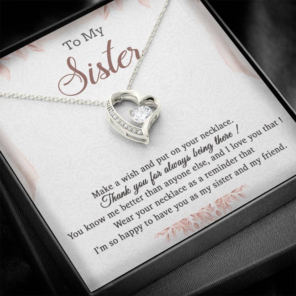 To My Sister Necklace, Brother to Sister, Birthday gift For Sister from Brother 6_1
