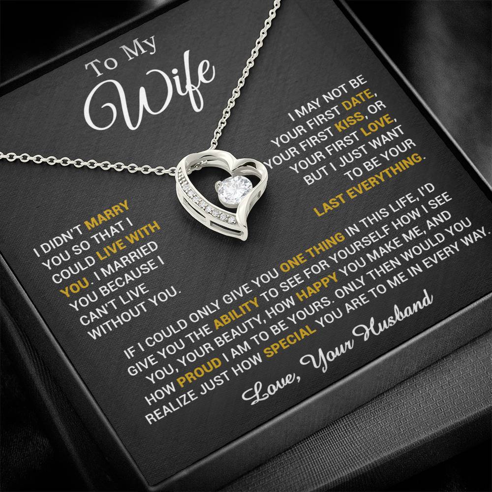 To My Wife Necklace, Gift For Wife, Anniversary Gift For Wife, Necklace For Wife 2_6