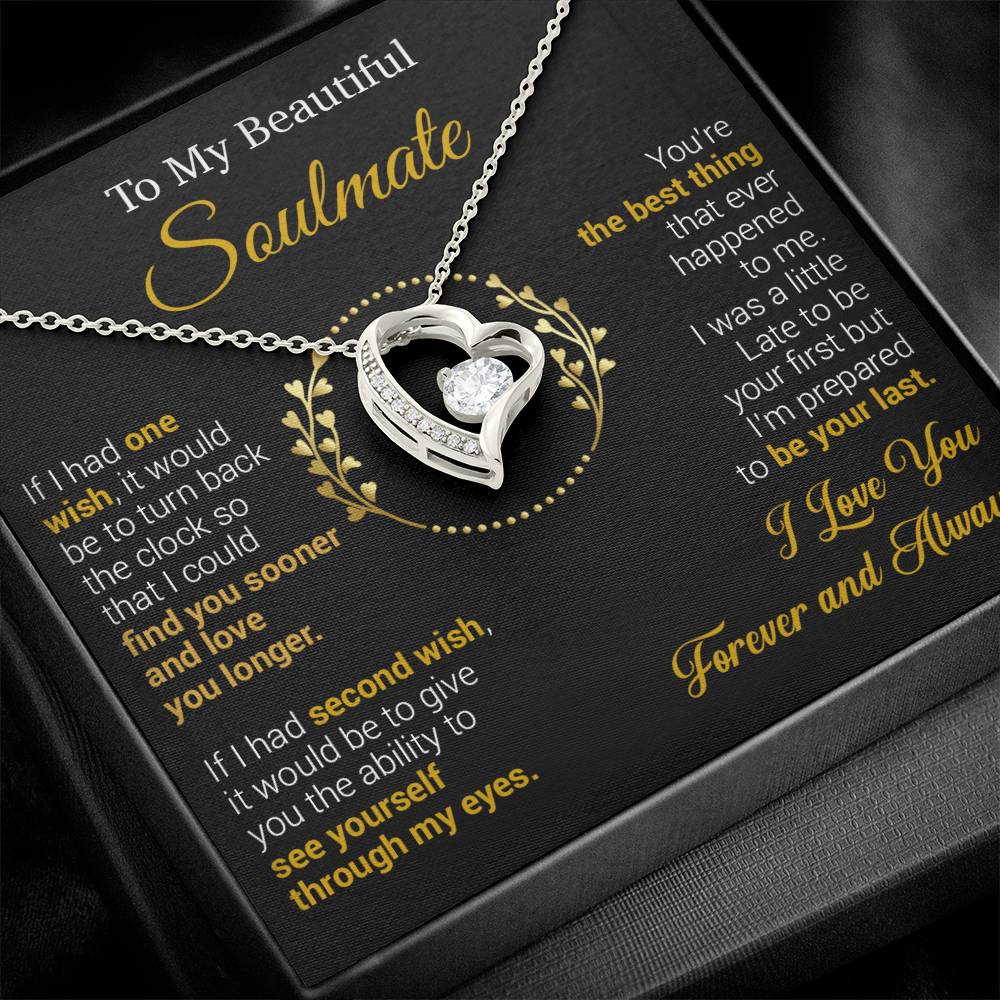 To My Soulmate Necklace, Gift For Soulmate, Anniversary Gift, Christmas Gift 22_11