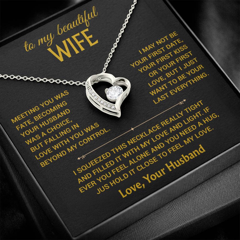 To My Wife Necklace, Christmas Gifts For Women, Anniversary Gift For Wife 13_12