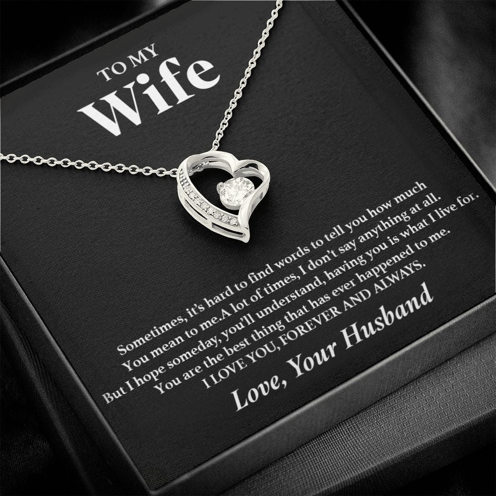 To My Wife Necklace, Gift For Wife, Anniversary Gift For Wife, Necklace For Wife