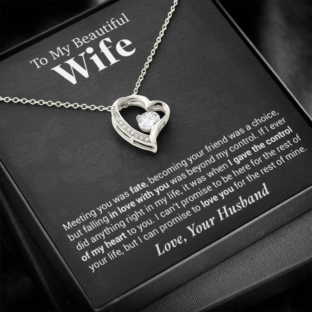 To My Wife Necklace, Christmas Gifts For Her, Wife Gift, Christmas Gift For Wife