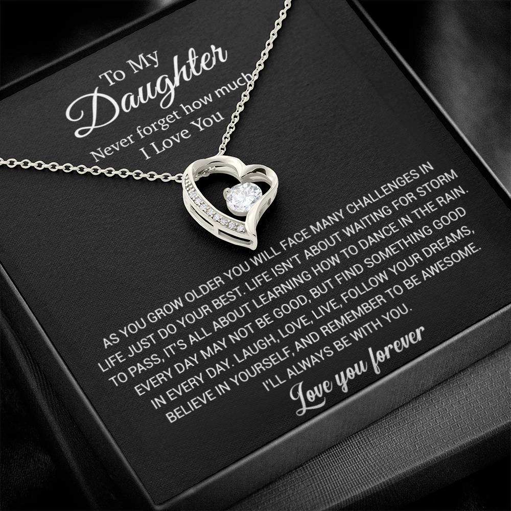 To My Daughter Necklace, Daughter Mother Necklace, Daughter Gift From Mom 9_12