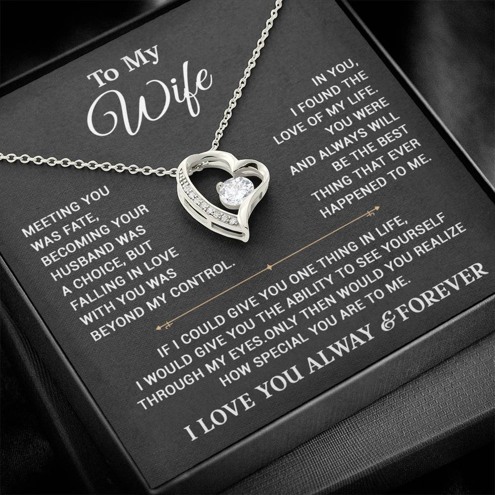 To My Wife Necklace, Gift For Wife, Anniversary Gift,Christmas Gift 7_10