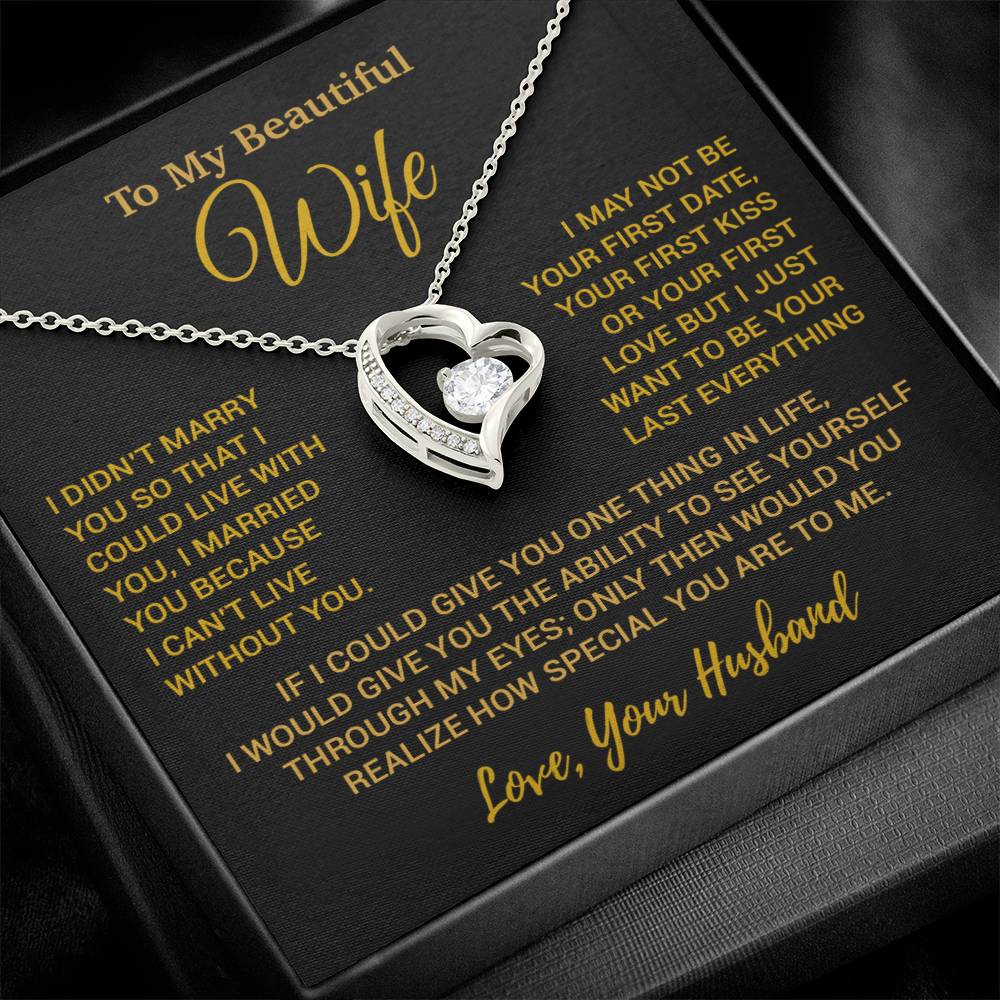 To My Wife Necklace, Christmas Gifts For Women, Anniversary Gift For Wife 3_8