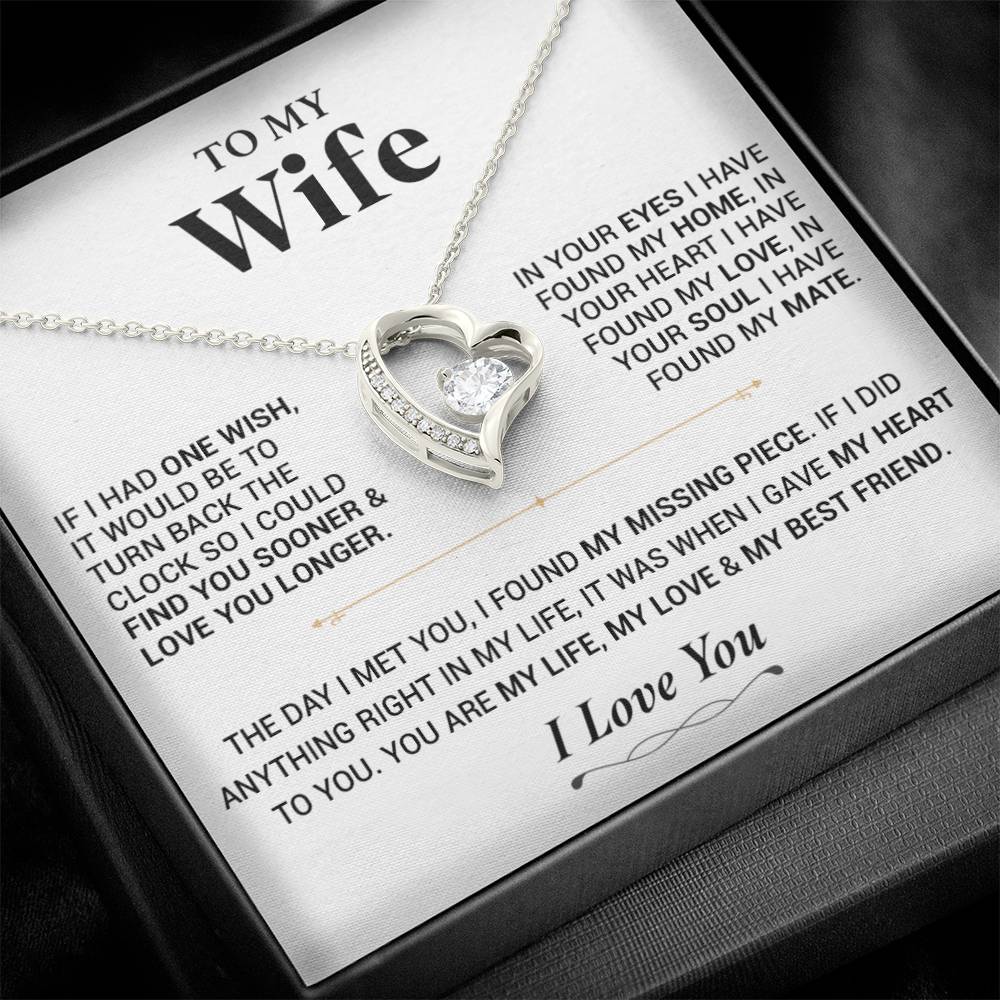To My Wife Necklace, Anniversary Gift For Wife, Wife Birthday, Gift For Wife 19_7