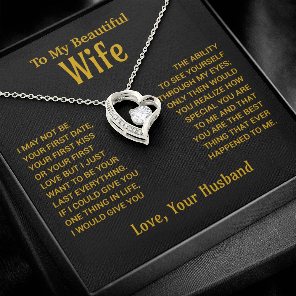 To My Wife Necklace, Christmas Gifts For Women, Anniversary Gift For Wife 14_11