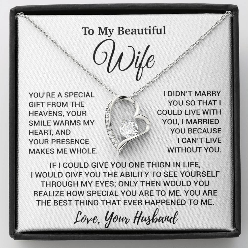 To My Wife Necklace, Christmas Gifts For Women, Anniversary Gift For Wife 1_8