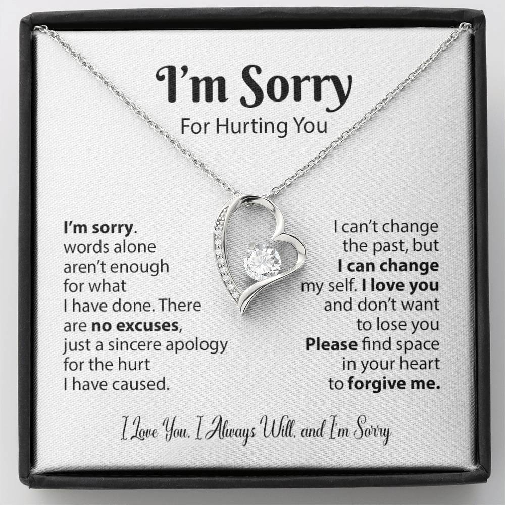 I'm Sorry Necklace Gifts, Apology Gifts For Her, Forgiveness Gift, Wife Gift 16_10