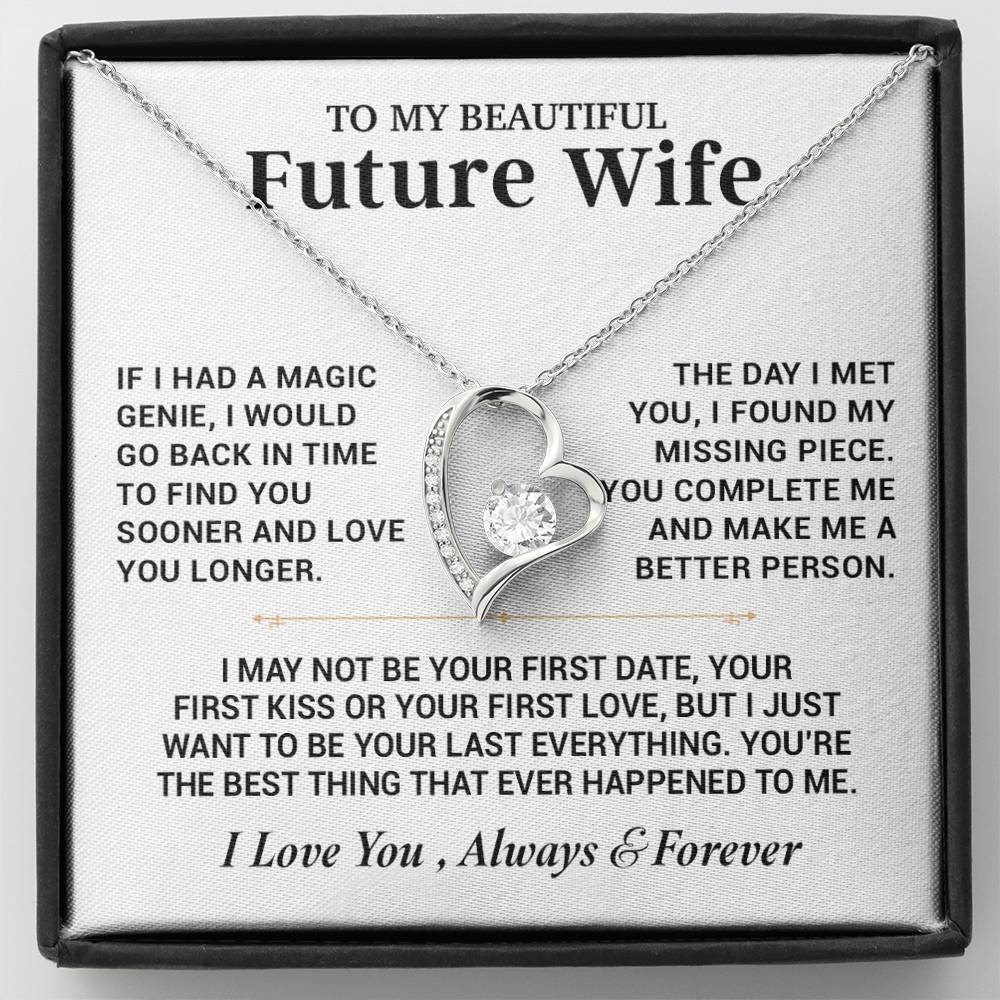 To My Beautiful Future Wife Necklace, Anniversary Birthday Christmas Gift for Her 22_7