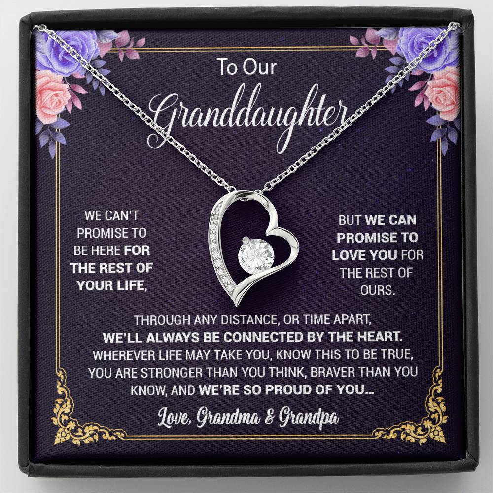 To Our Granddaughter Necklace, Birthday Gift For Granddaughter, Jewelry Gift from Grandparents 13_5