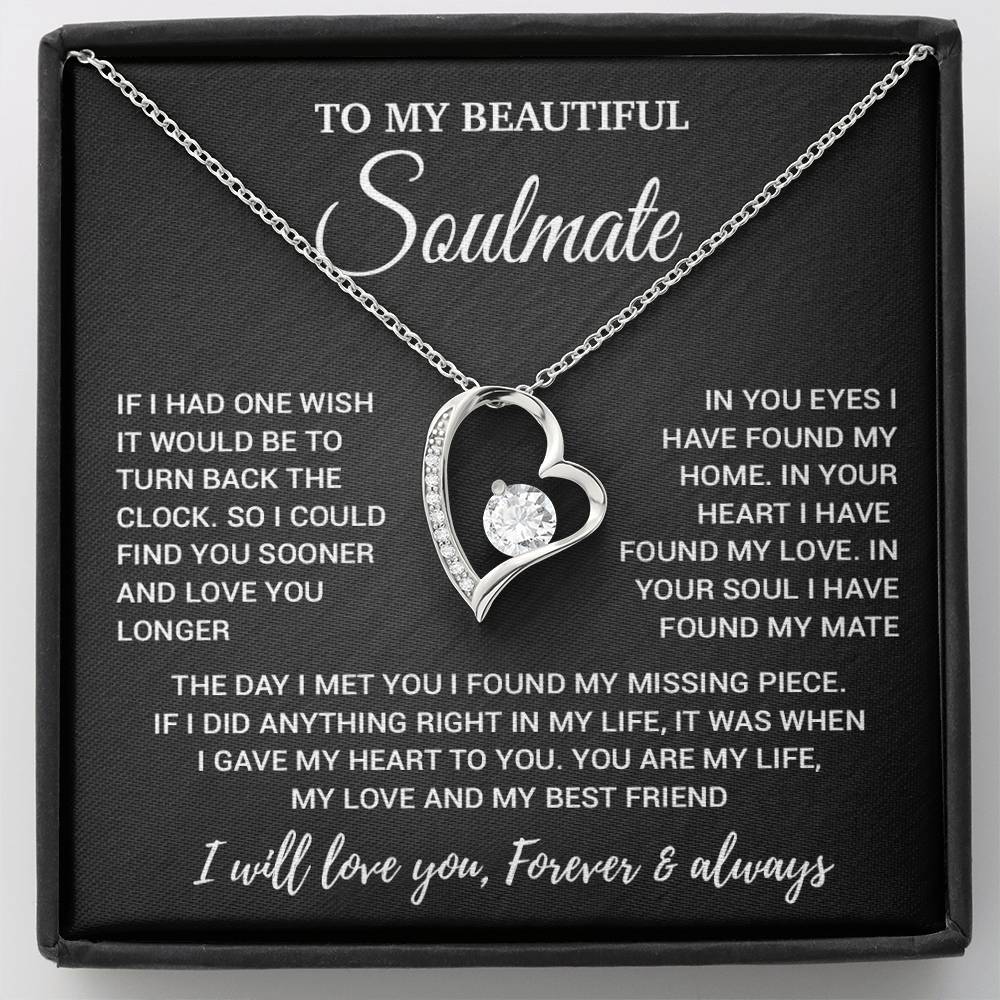 To My Soulmate Necklace, Valentines Day Gift, Gift For Wife, Anniversary Gift 24_2