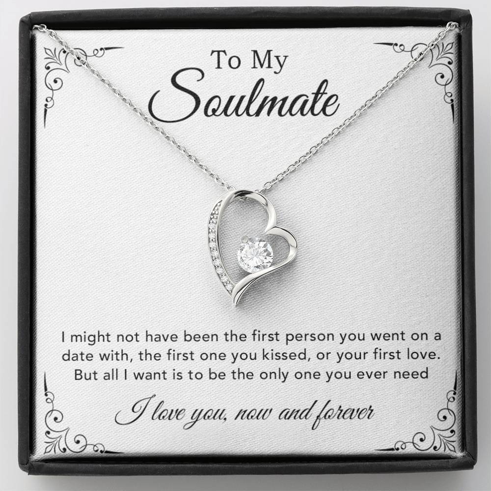 To My Soulmate Necklace, Gift For Her, Christmas Gift, Birthday Gift