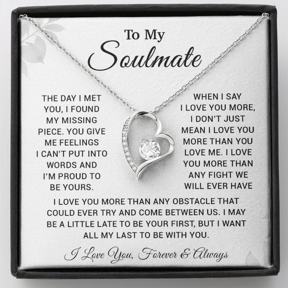 To My Soulmate Necklace, Christmas, Valentine Gift For Her, Gift For Soulmate 19_3
