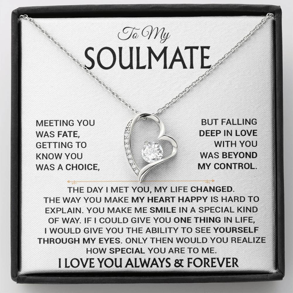 To My Soulmate Necklace, Soulmate Gift, Gift For Girlfriend, Christmas Gift 6_12
