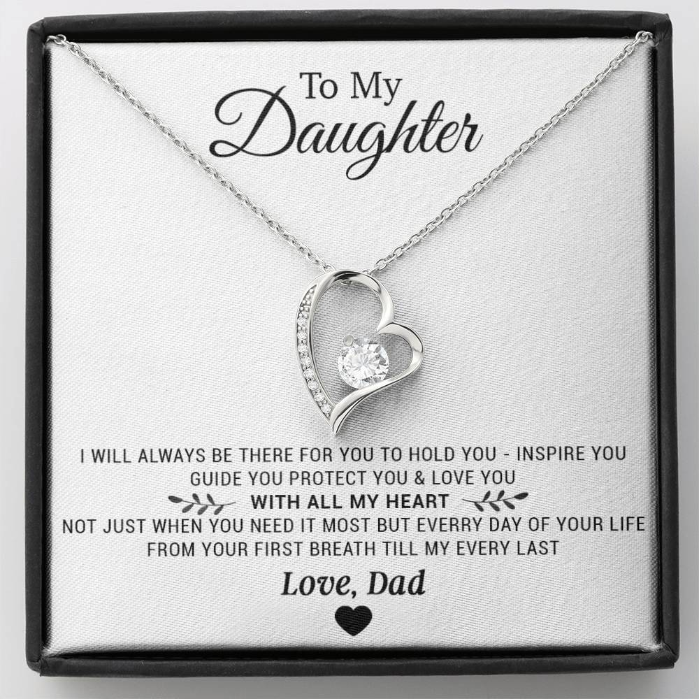 To My Daughter Necklace, Daughter Father Necklace, Daughter Gift from Dad 22_11