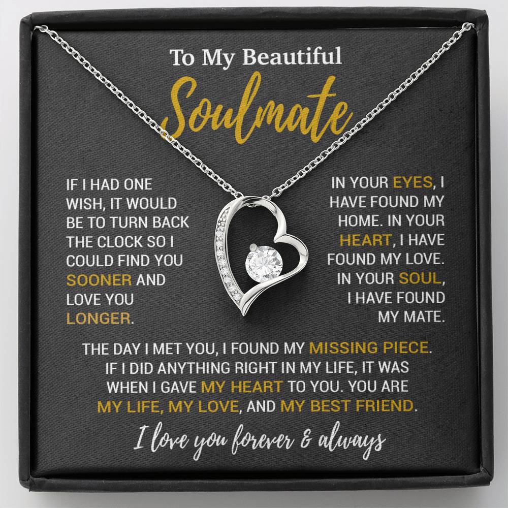 To My Soulmate Necklace, Birthday Gifts For Her, Christmas Gift For Soulmate 18_9