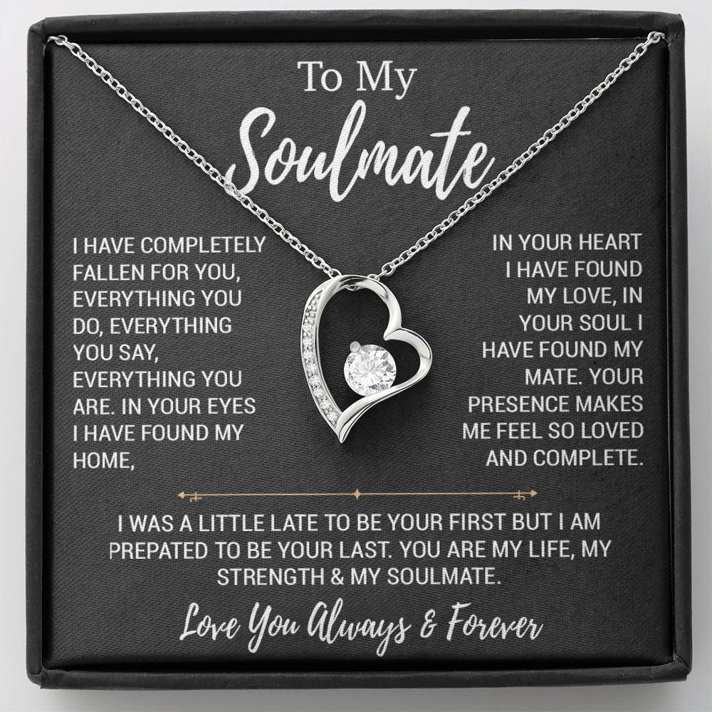 To My Soulmate Necklace, Birthday Gifts For Her, Christmas Gift For Soulmate 14_9