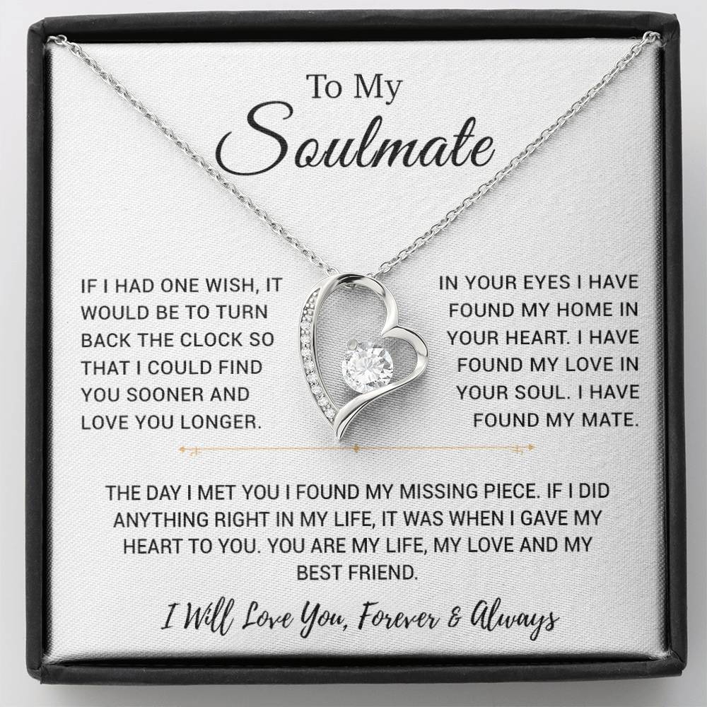 To My Soulmate Necklace, Gifts For Girlfriend Wife from Husband, Birthday Gift 29_3