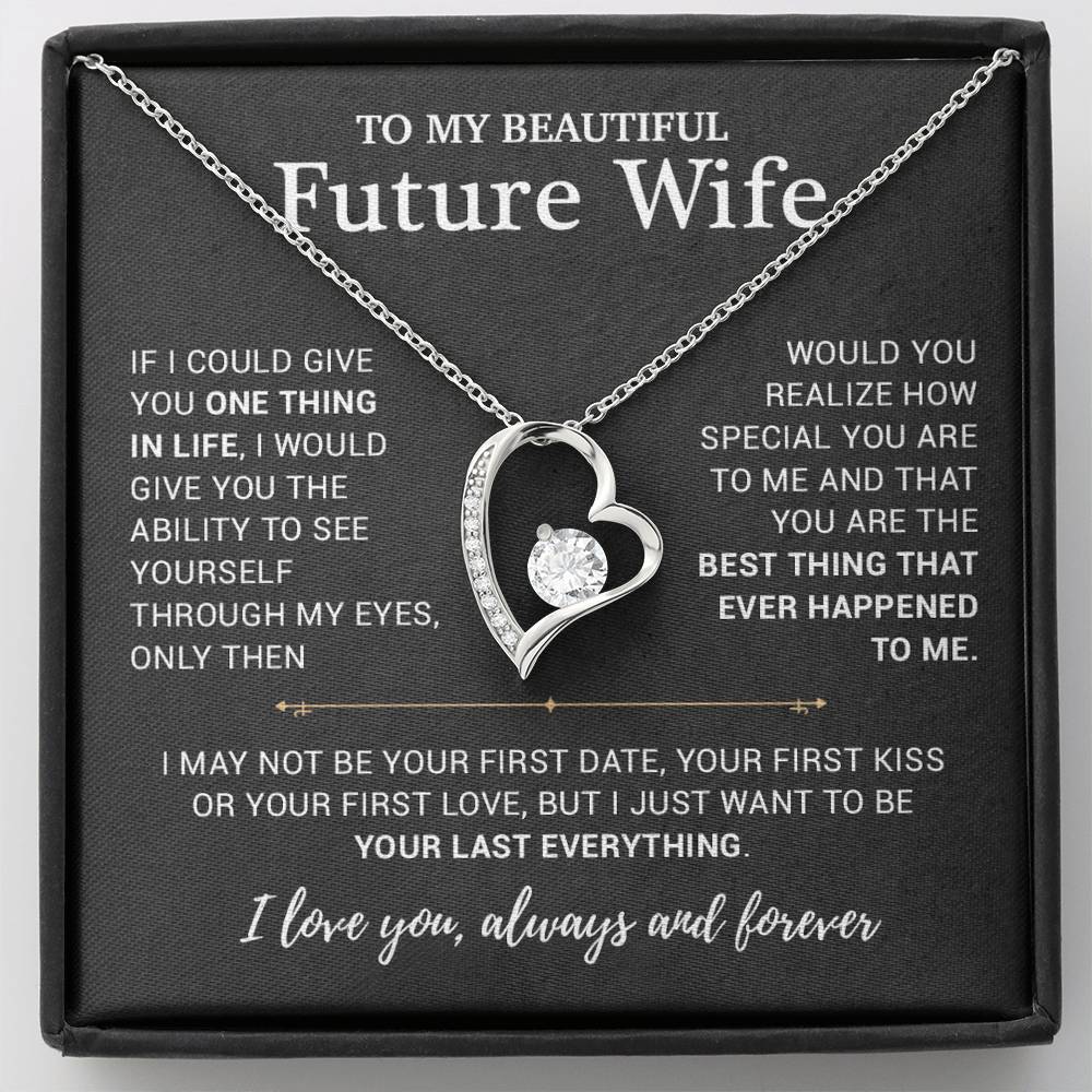 To My Beautiful Future Wife Necklace, Anniversary Birthday Christmas Gift for Her 9_11