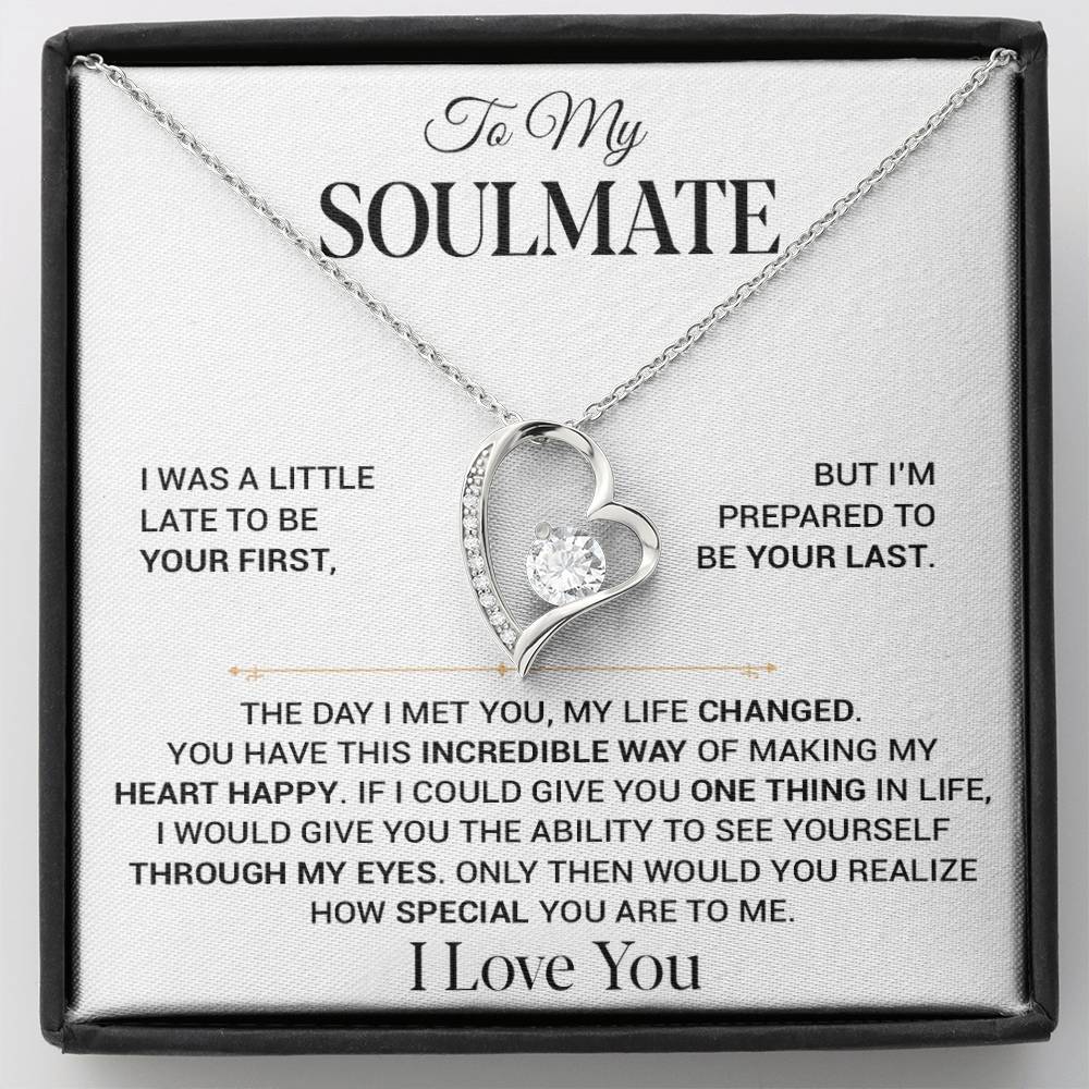 To My Soulmate Necklace, Soulmate Gift, Christmas Gift 22_11