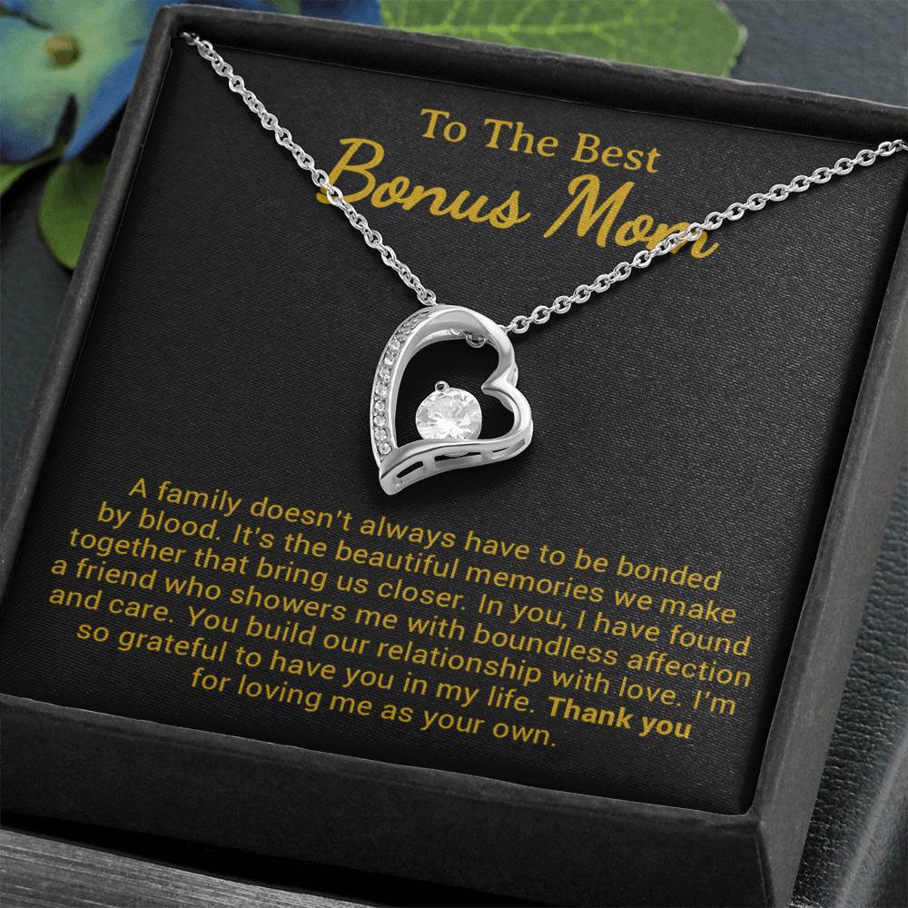 To My Bonus Mom Necklace from Daughter Son, Step Mom Gift, Mother's Day 25_4