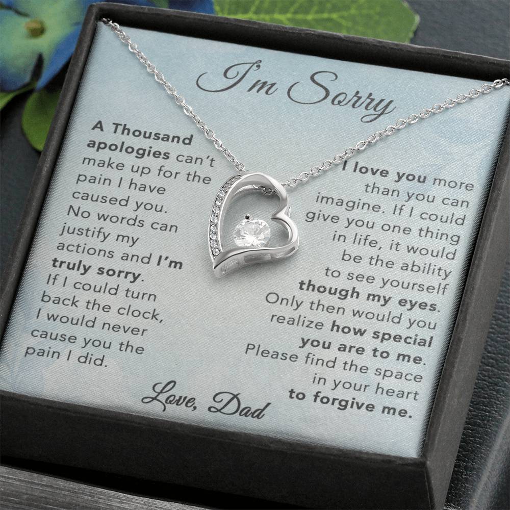 I'm Sorry Necklace Gifts, Apology Gifts For Her, Forgiveness Gift, Wife Gift 29_8