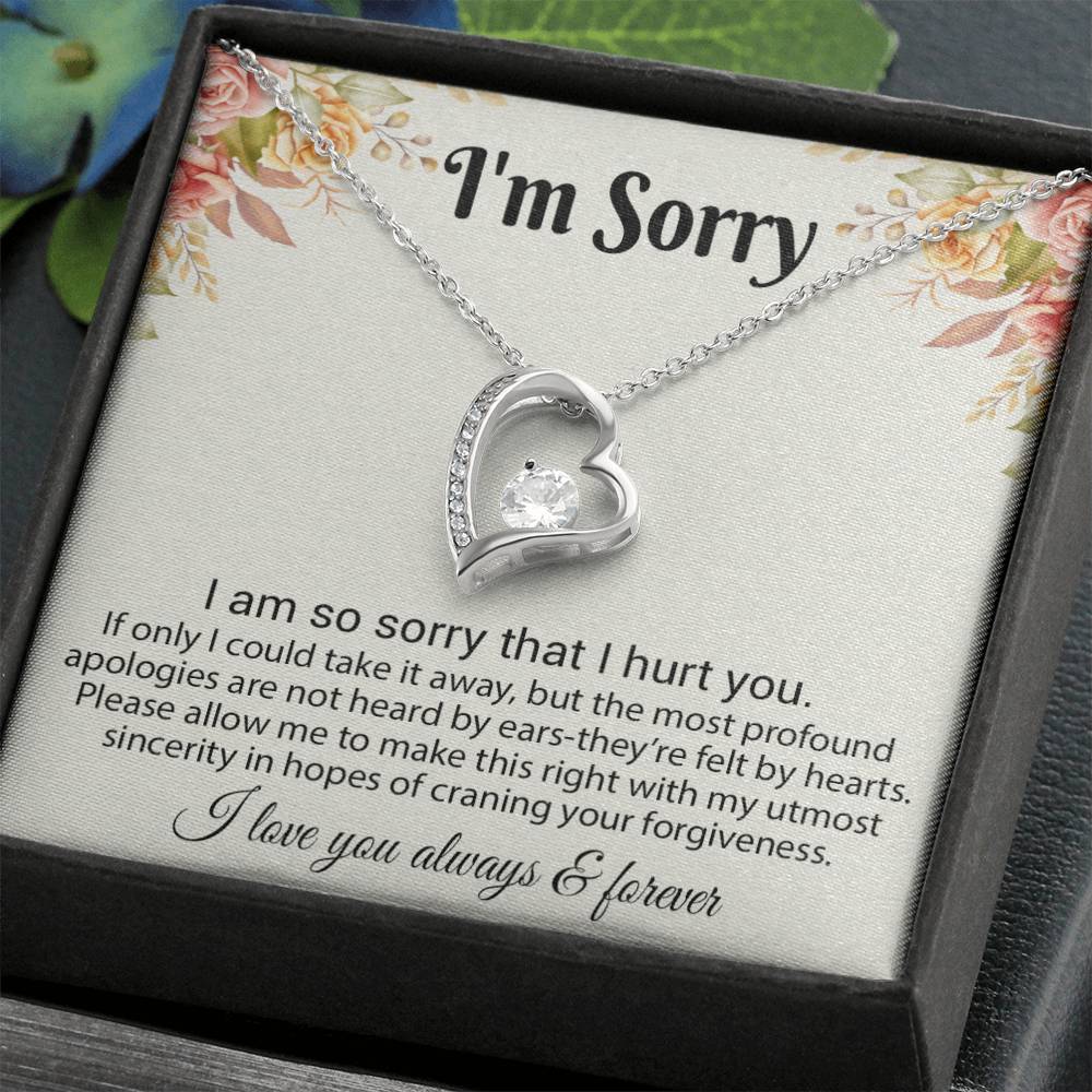 I'm Sorry Necklace Gifts, Apology Gifts For Her, Forgiveness Gift, Wife Gift 6_8