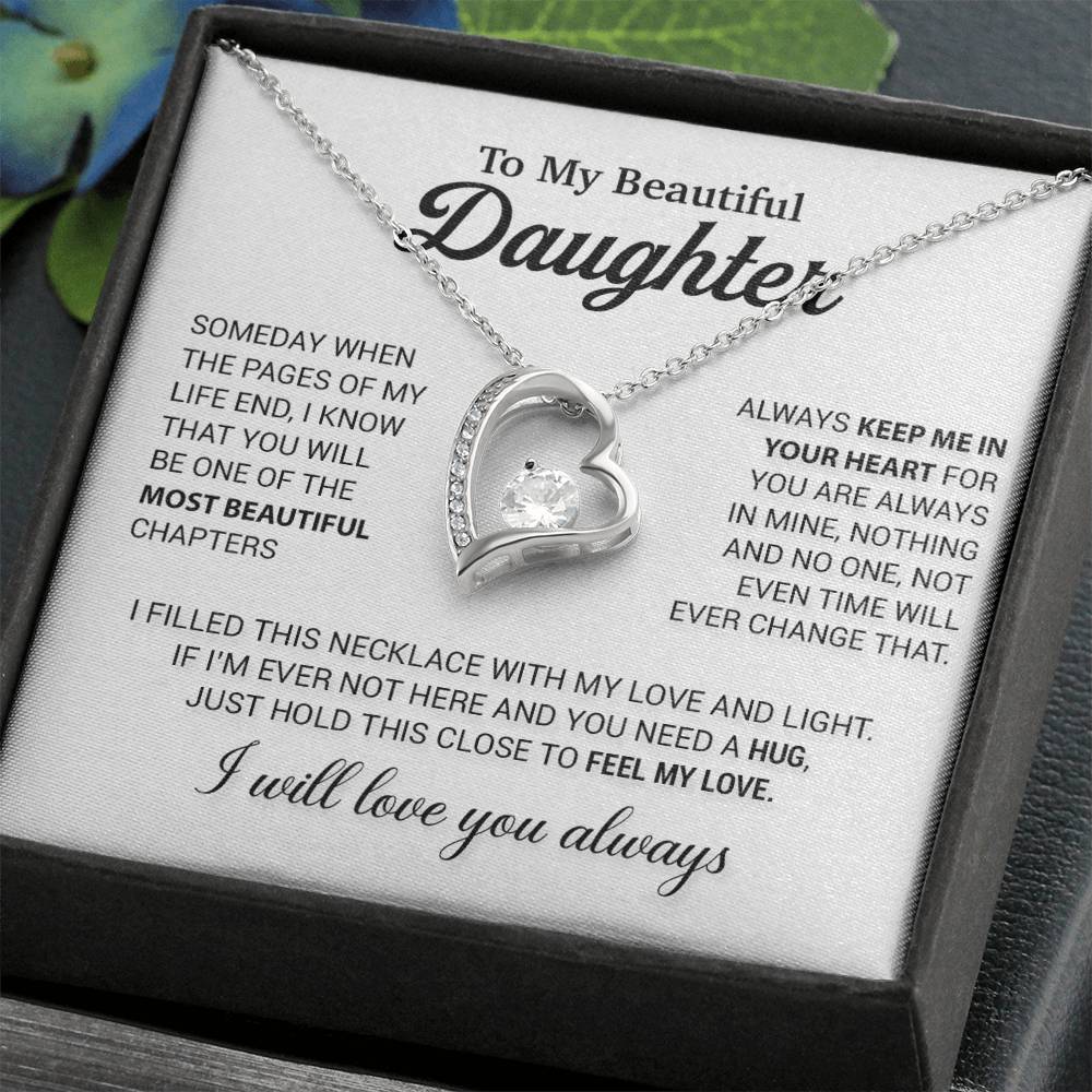 Daughter Necklace, Gift For Daughter, Daughter Birthday Gift, To My Daughter
