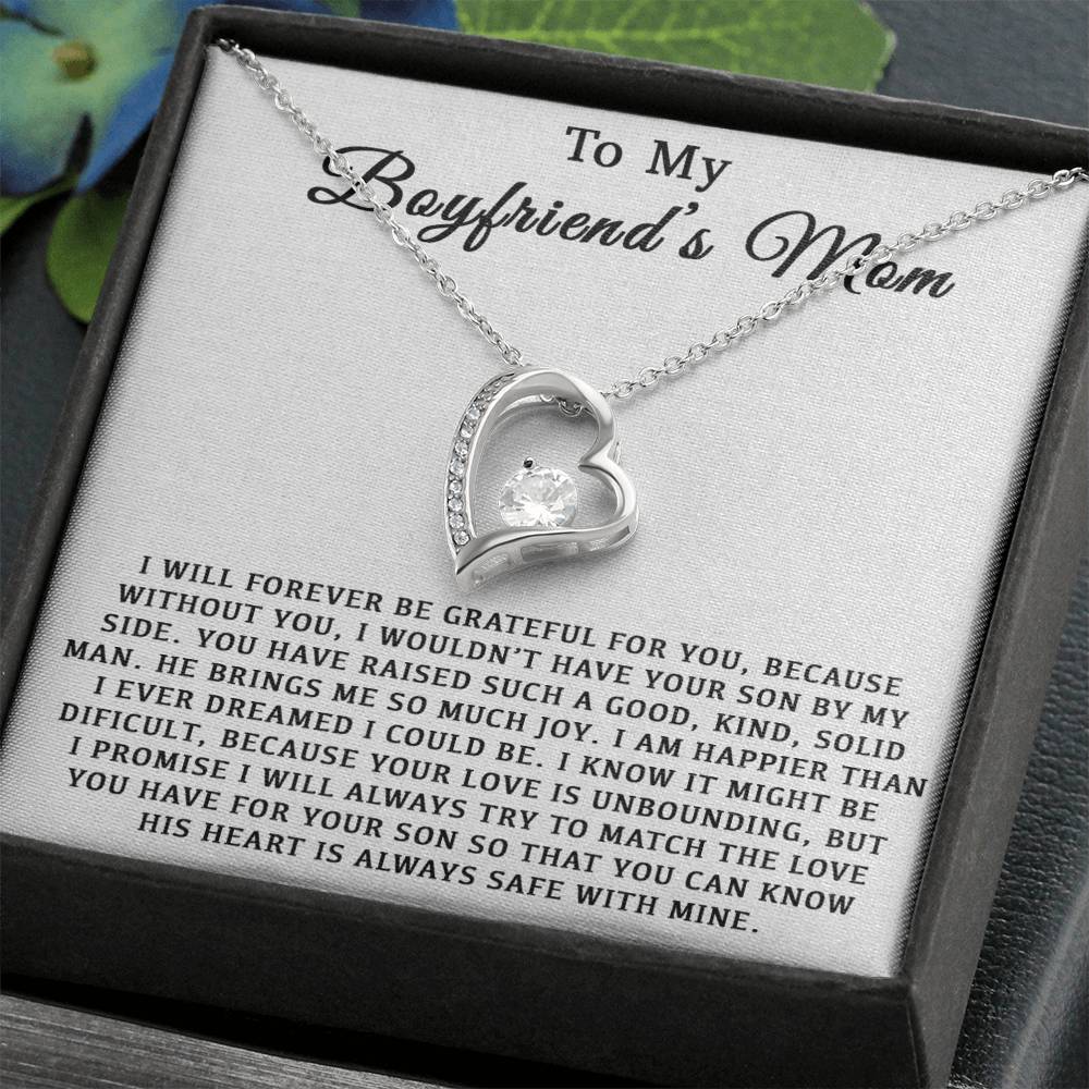 To My Boyfriend's Mom Necklace, For My Boyfriend's Mom, Birthday Gift 21_2