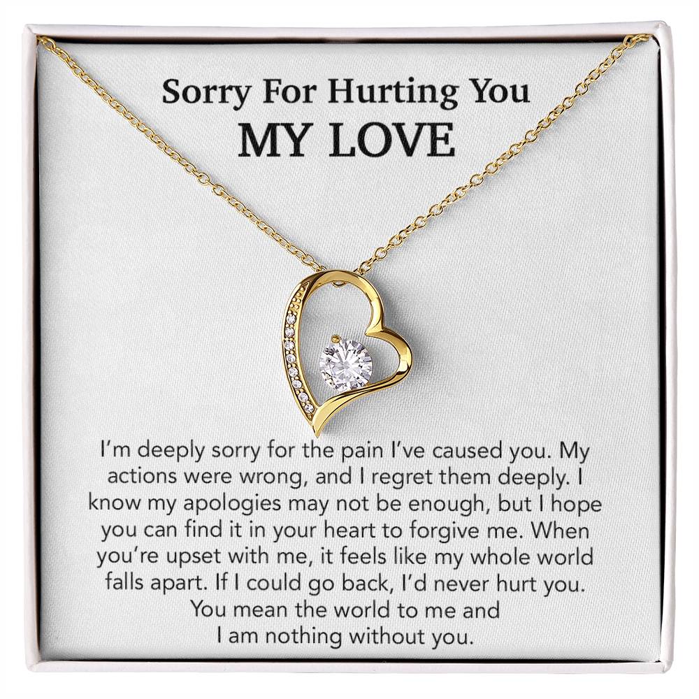 I'm Sorry Necklace Gift, Apology Gift For Her, Forgiveness Gift 29_10