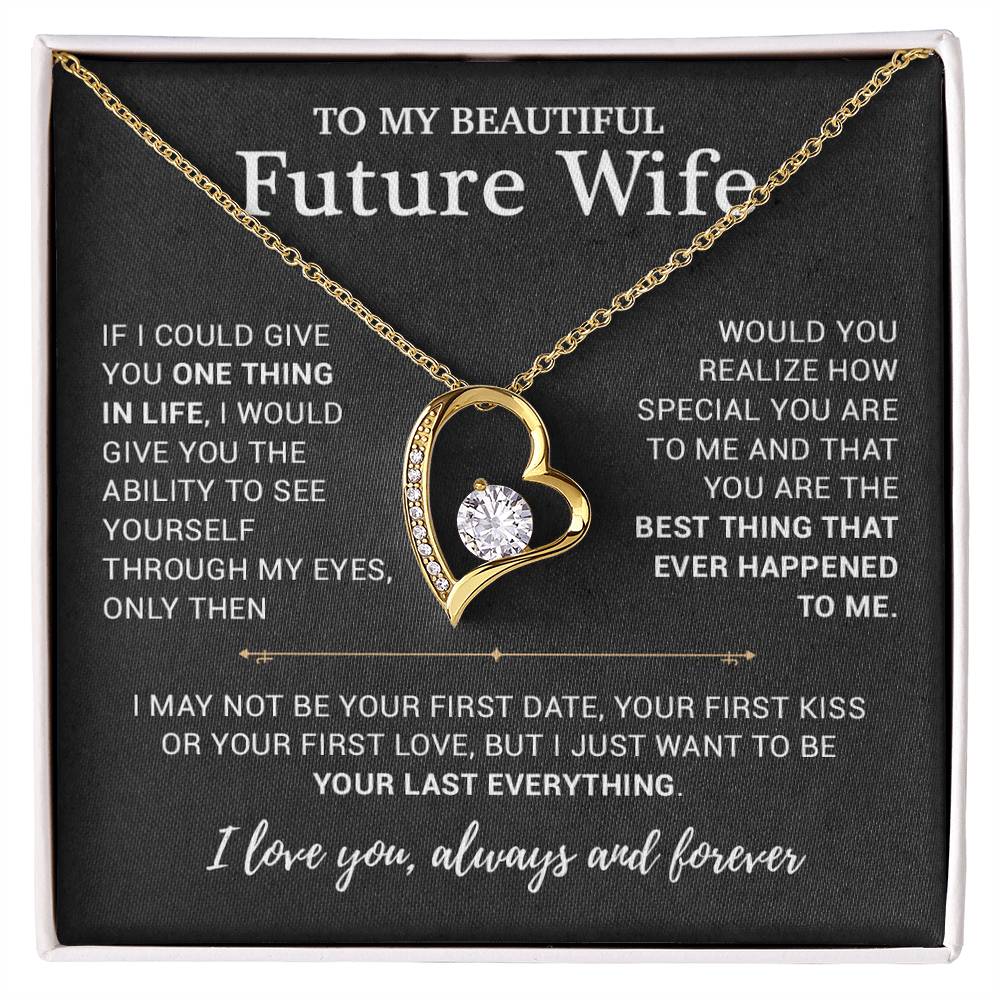To My Beautiful Future Wife Necklace, Anniversary Birthday Christmas Gift for Her 9_11