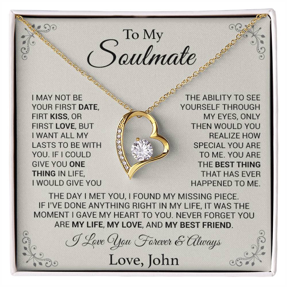 Custom To My Soulmate Necklace, Anniversary Gift, Birthday Gift, Christmas Gift 22_8