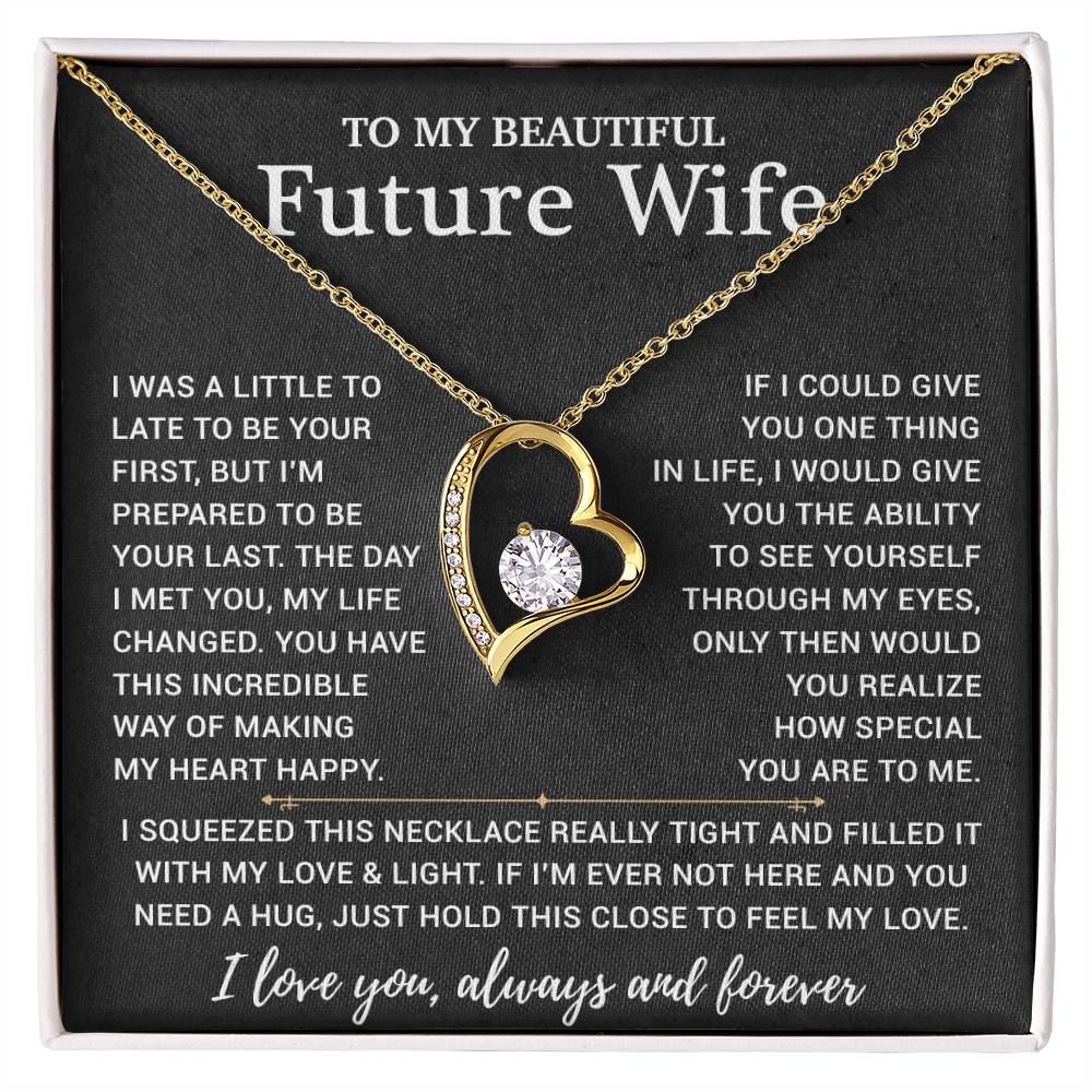 To My Beautiful Future Wife Necklace, Anniversary Birthday Christmas Gift for Her 10_11