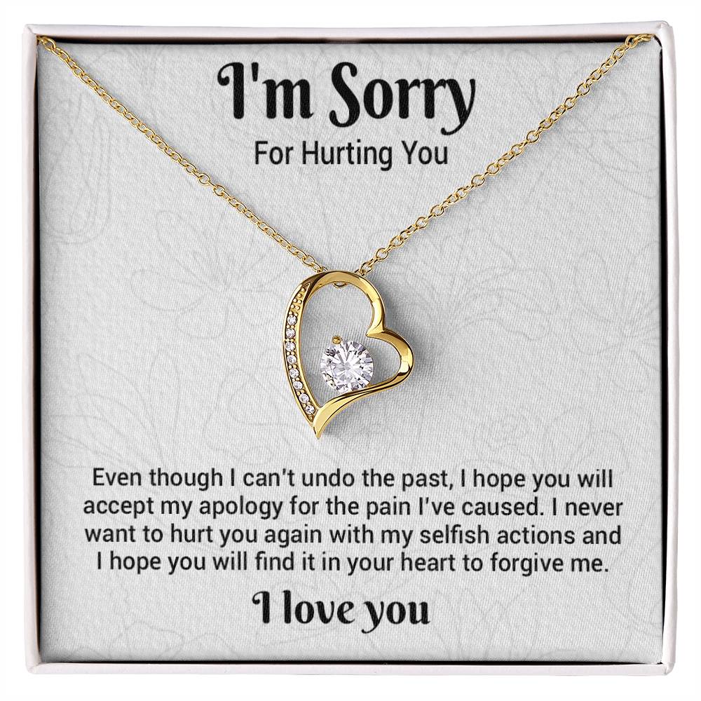 I'm Sorry Necklace Gifts, Apology Gifts For Her, Forgiveness Gift, Wife Gift 9_8