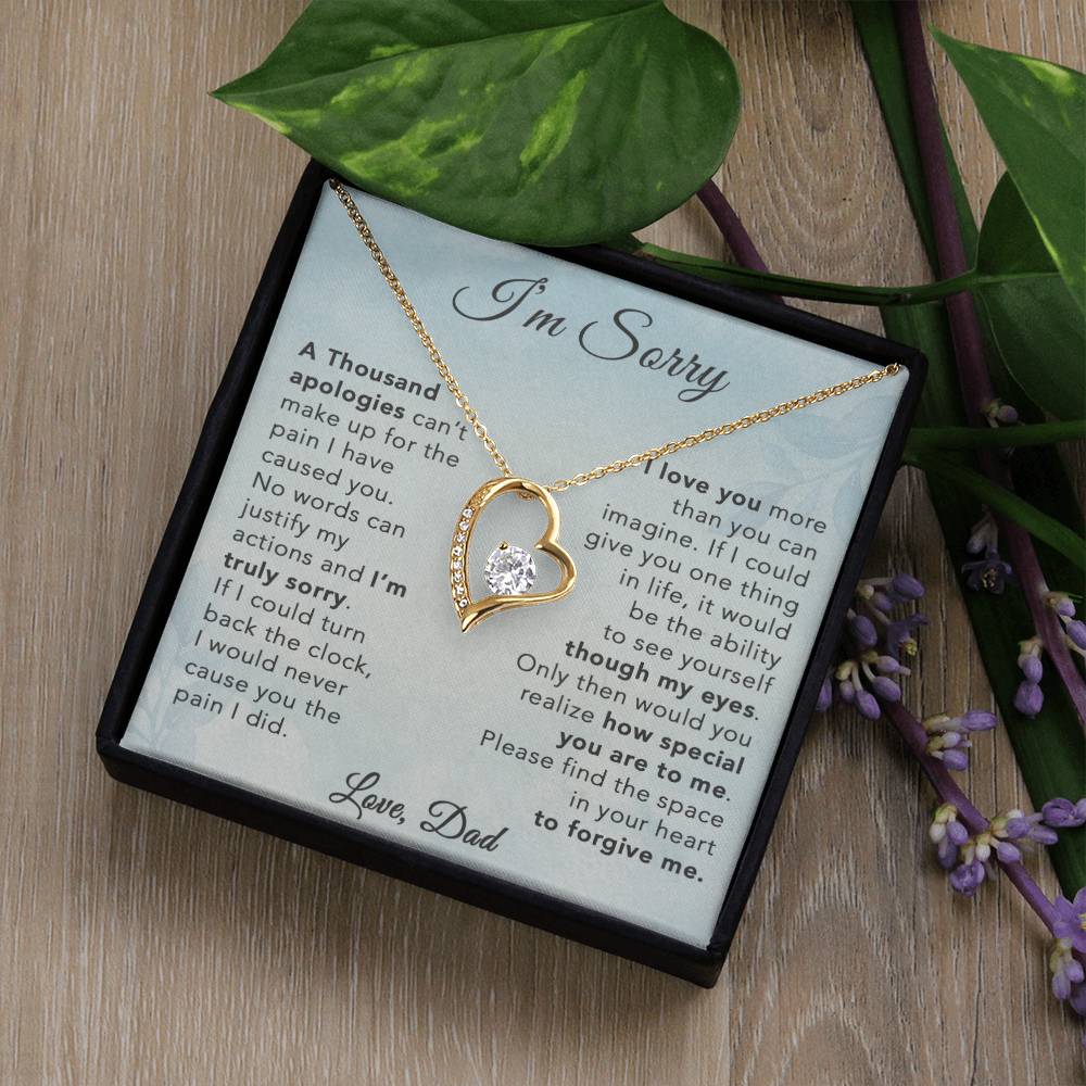 I'm Sorry Necklace Gifts, Apology Gifts For Her, Forgiveness Gift, Wife Gift 29_8