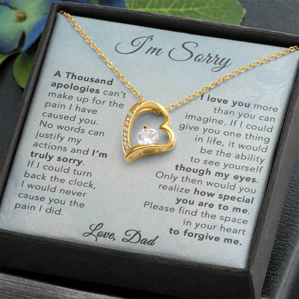I'm Sorry Necklace Gifts, Apology Gifts For Her, Forgiveness Gift, Wife Gift 29_8