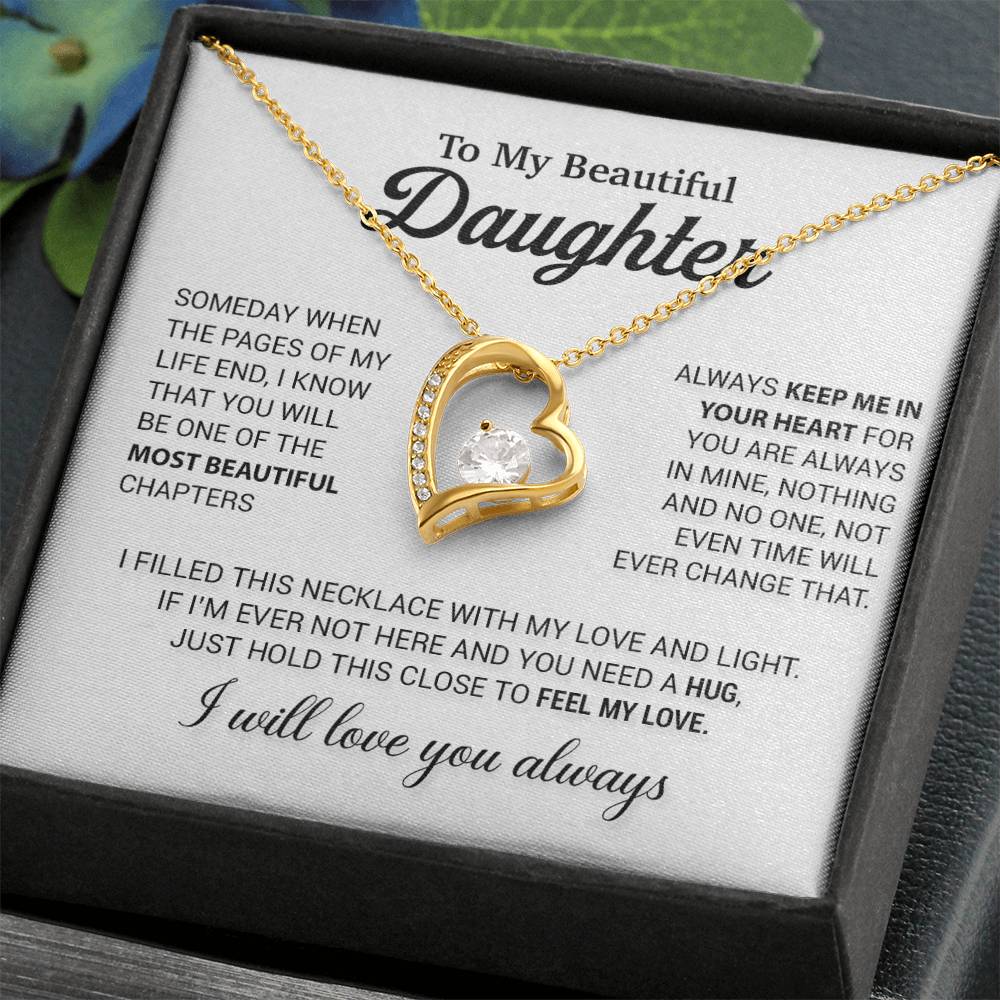Daughter Necklace, Gift For Daughter, Daughter Birthday Gift, To My Daughter