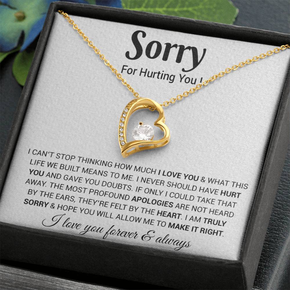 I'm Sorry Necklace Gifts, Apology Gifts For Her, Forgiveness Gift, Wife Gift 6_9