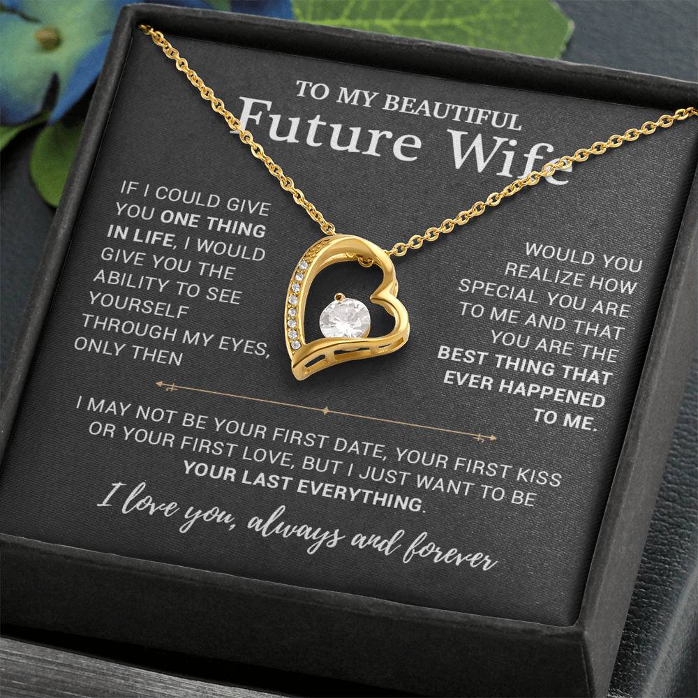 To My Beautiful Future Wife Necklace, Anniversary Birthday Christmas Gift for Her 9_11