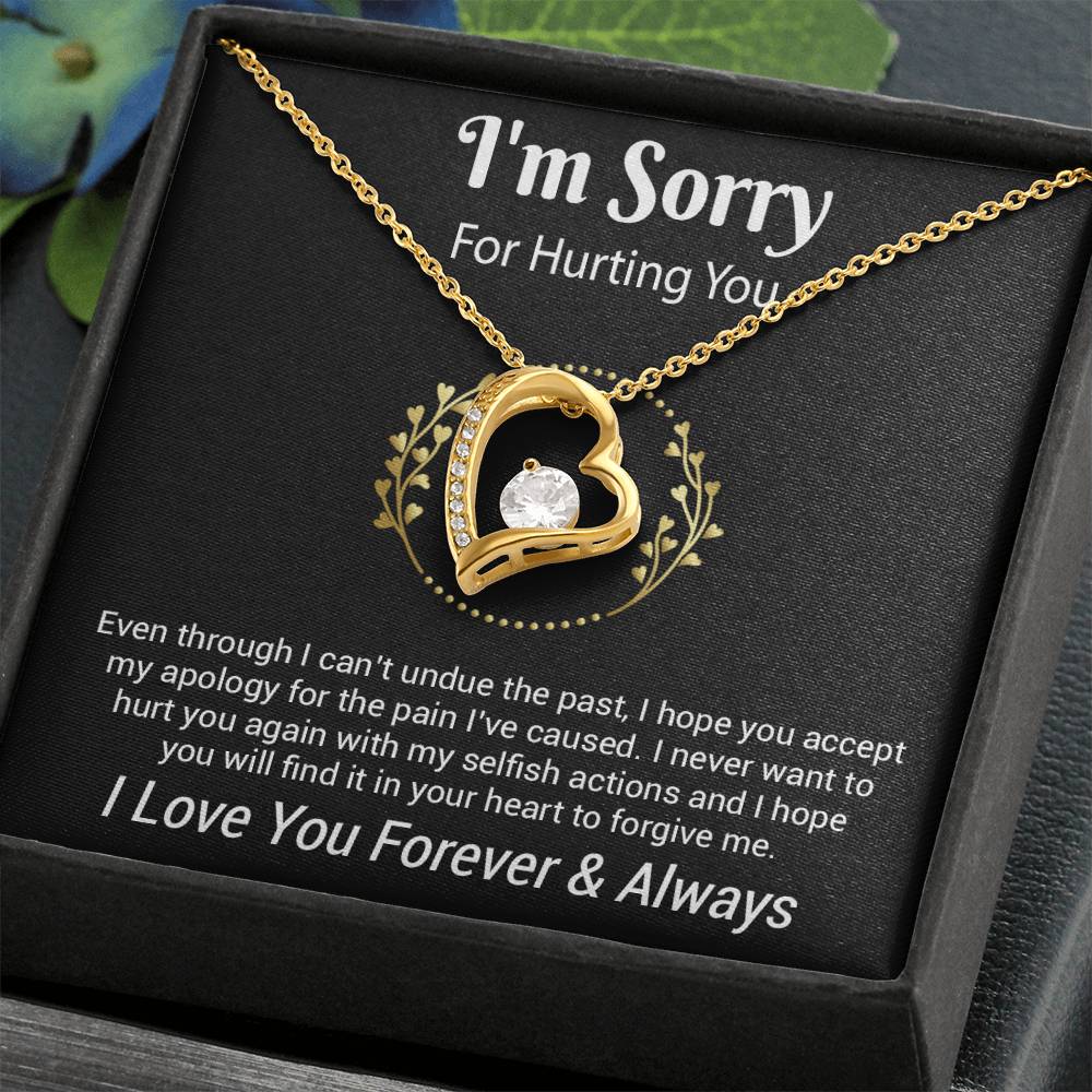 I'm Sorry Necklace Gifts, Apology Gifts For Her, Forgiveness Gift, Wife Gift 7_8