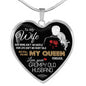 Premium Heart Necklace Anniversary Love Gift For Wife You're my Queen Forever