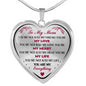 Mother daughter necklace Birthday Gift for Mom