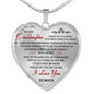 Granddaughter Necklace Heart - To My Granddaughter Necklace Pendant