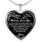 Mommy to Daughter Gifts - Novelty Luxury Necklace from Mother Mom Necklace