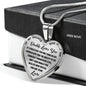 Best Gift for Daughter Novelty Luxury Necklace Bangle from Daddy Dad Father Papa