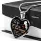 Premium Heart Necklace Anniversary Love Gift For Wife You're my Queen Forever