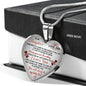Daddy I Love You For Daughter - To My Daughter Heart Necklace Gift From Daddy's