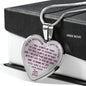 Dad and Daughter Luxury Necklace - from Father - I Want You to Know Love Quotes